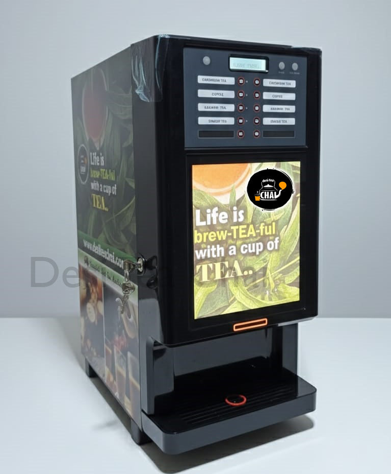 4 Flavours or 4 Options Tea / Chai Machine